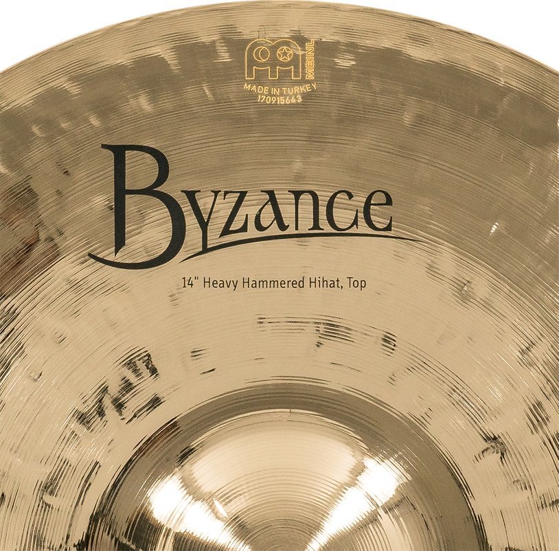 Meinl Byzance Brilliant Heavy Hammered Hi-hat 14