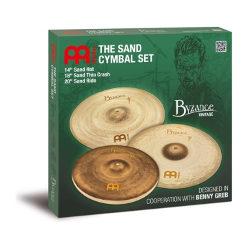 Meinl Byzance Vintage Sand Cymbal Set - Benny Greb