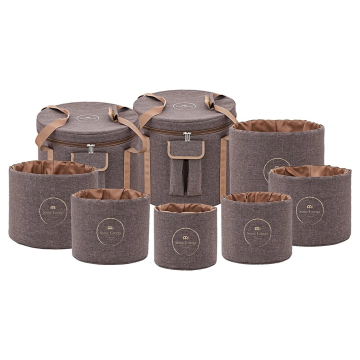 Meinl SE Zestaw przekładek na misy Brown Set Sleeves 8 9 10 11 12 13 + Bags 14 14 CSBPSSET3