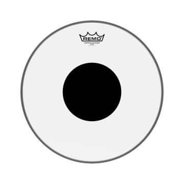 Remo Controlled Sound CS Black Dot Top 12