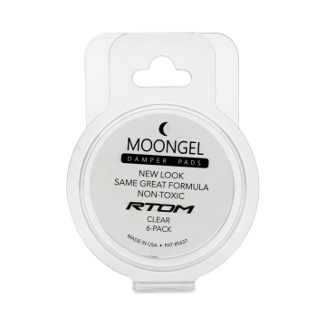 RTOM Moongel Tłumiki CLEAR (6 szt.)