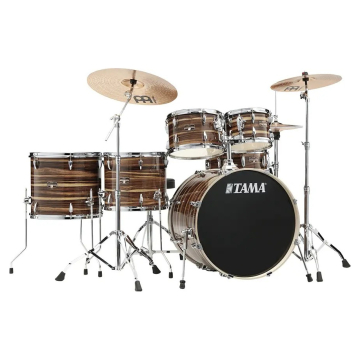 Tama Imperialstar 22 (Coffee Teak) + floor tom 14