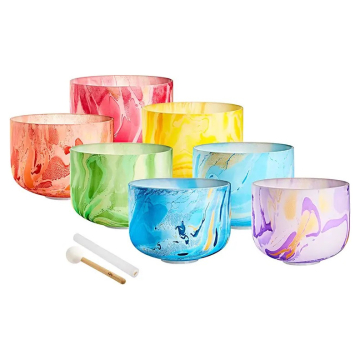 Meinl Zestaw Mis Kryształowych Marble Chakra Set