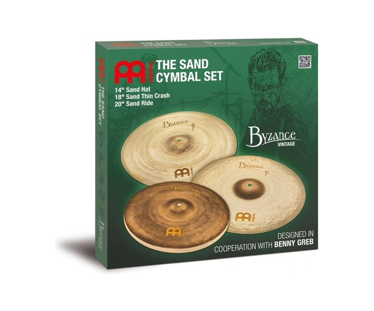 Meinl Byzance Vintage Sand Cymbal Set - Benny Greb