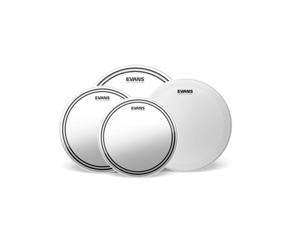 Evans Pack EC2S Clear 12 13 16 + 14 HD Dry