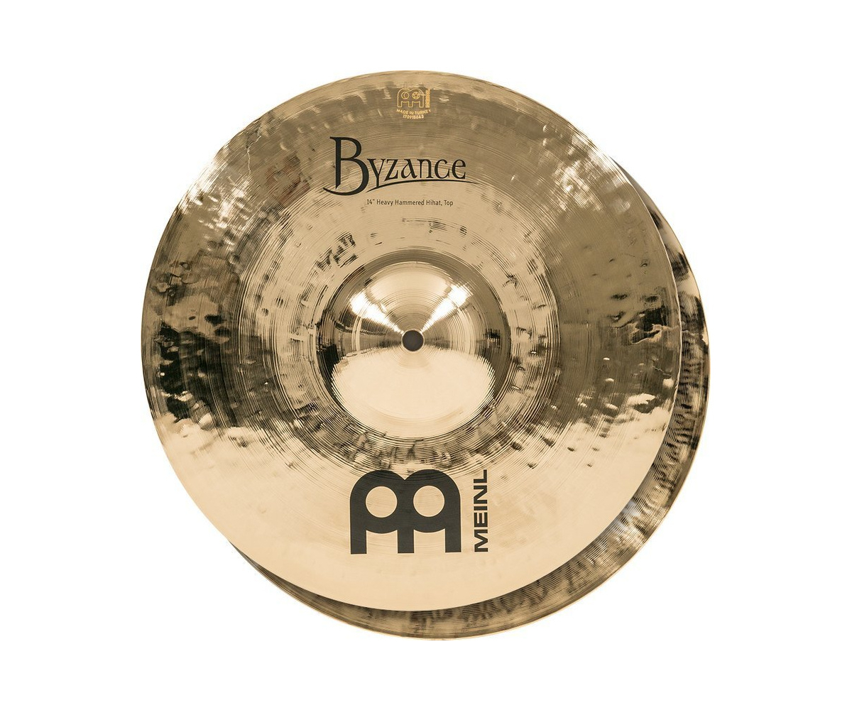 Meinl Byzance Brilliant Heavy Hammered Hi-hat 14
