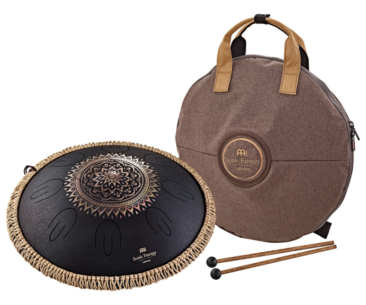 Meinl Octave Tongue Drum 16 Floral Black OSTD1BKE