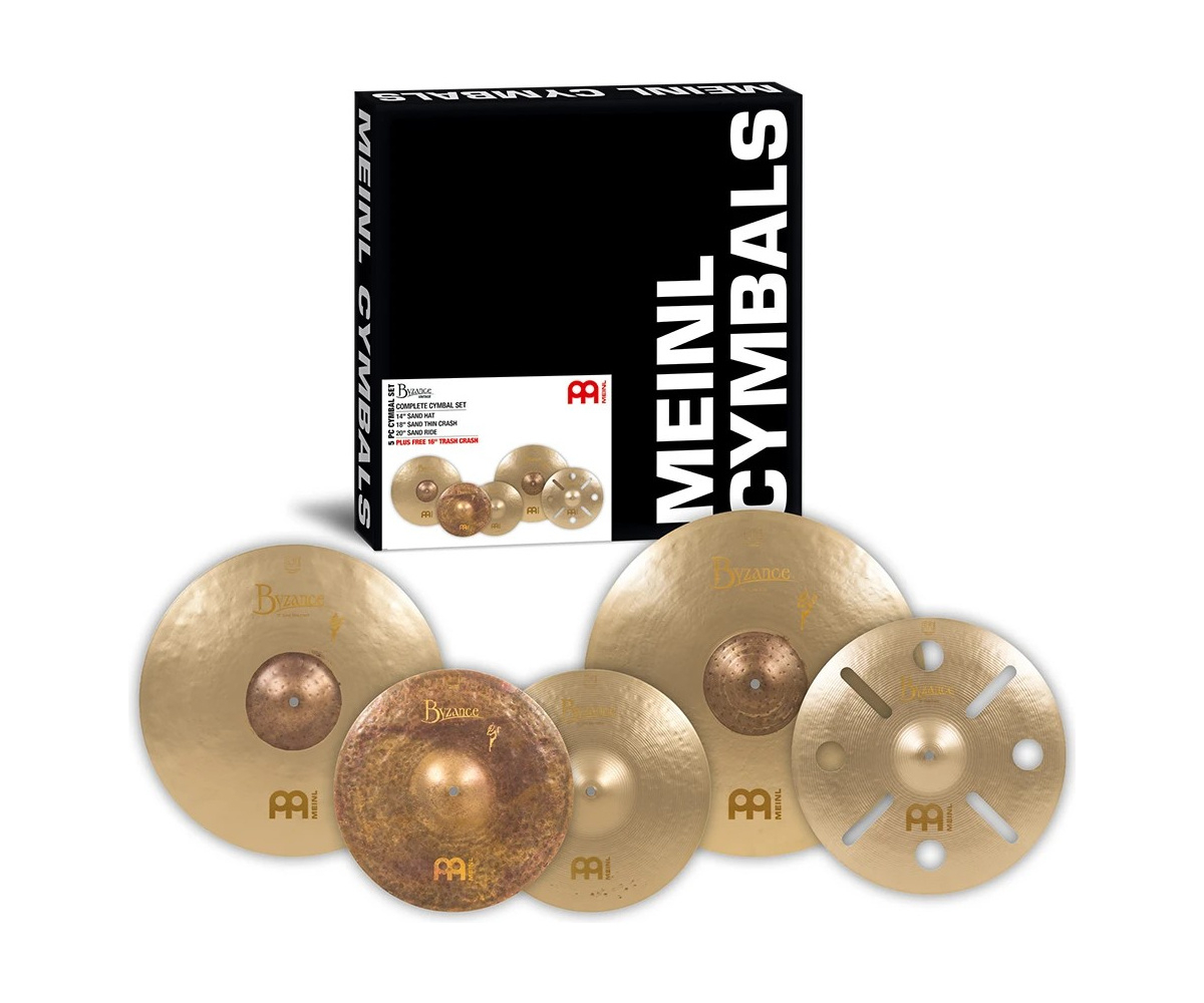 Meinl Byzance Benny Greb Sand Cymbal Box Set + B16TRC