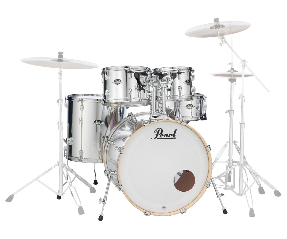 Pearl Export 22 Rock (Mirror Chrome) Shell set