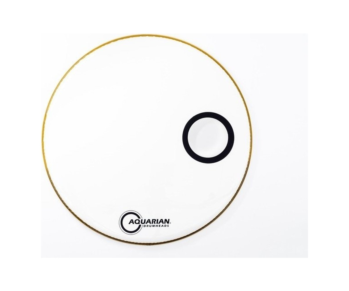 Aquarian Ported Bassdrum Heads 20 SMPTCC20B (WH)