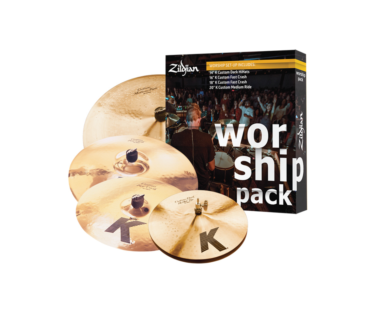 Zildjian K Custom Worship Pack Set 14 16 18 20