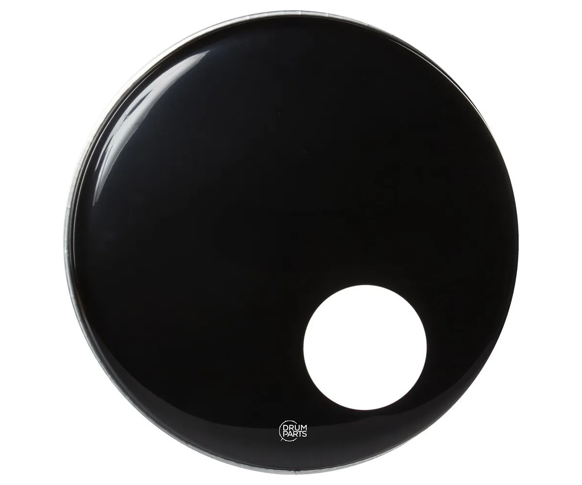DrumParts Resonant Black 22 (with Hole)