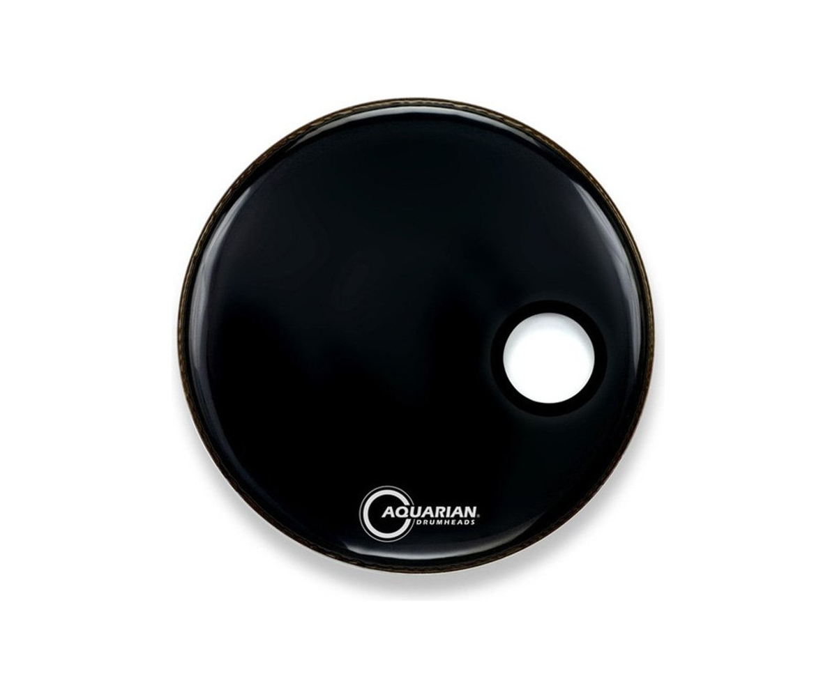 Aquarian Ported Bassdrum Heads 22 SMPTCC22B (BK)