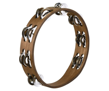 Meinl - Wood Tambourine steel 10" TA2WB