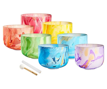 Meinl Zestaw Mis Kryształowych Marble Chakra Set