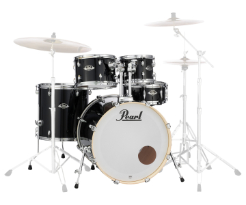 Pearl Export Rock -  Jet Black (#31) shellset