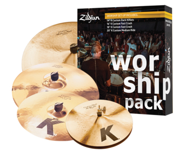 Zildjian K Custom Worship Pack Set 14 16 18 20
