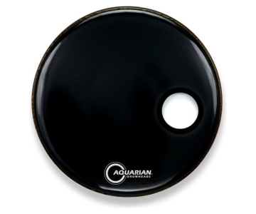 Aquarian Ported Bassdrum Heads 16 SMPTCC16B (BK)