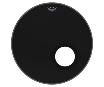Remo Powerstroke 3 Ebony Bass Reso 22 (z otworem)