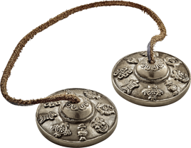 Tingsha Ashtamangala 8 Lucky Symbol - Dzwonki tybetańskie