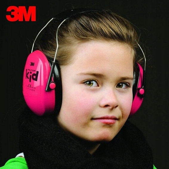 3M Kid Słuchawki Wygłuszające dla dzieci (kolor: Różowy)
